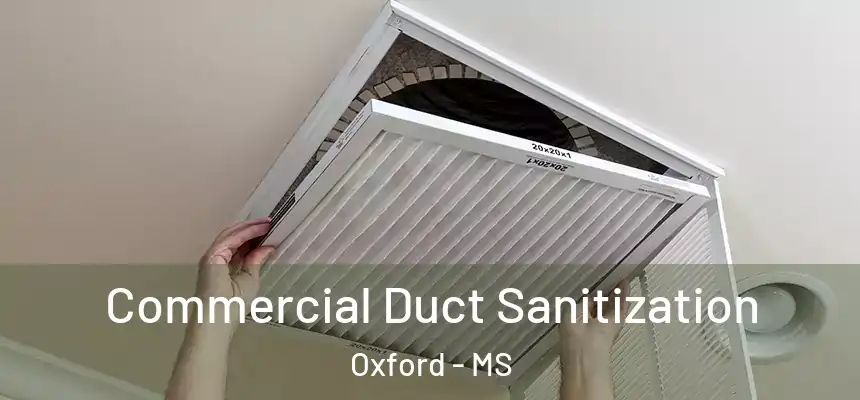 Commercial Duct Sanitization Oxford - MS