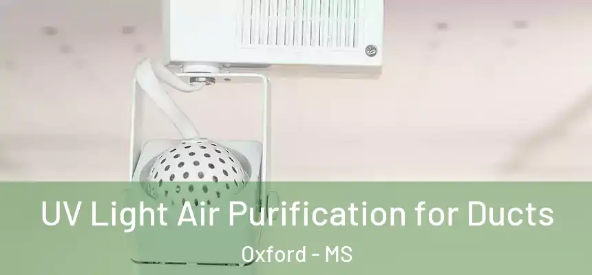  UV Light Air Purification for Ducts Oxford - MS